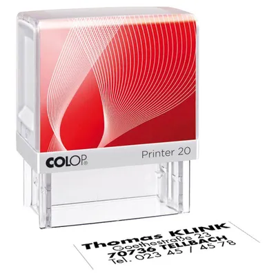 Produktbild von COLOP Textstempel individualisierbar Printer 20 ohne Logo