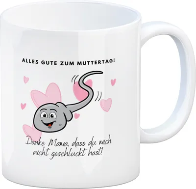 Produktbild von Danke Mama, dass du mich nicht geschluckt hast Kaffeebecher