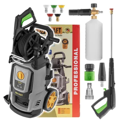 Productafbeelding van Procraft CW2.5/195 koudwaterhogedrukreiniger 2500 watt 195 bar 7,8 l/min + toebehoren - Max. watertemperatuur 40 °C