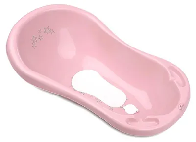 Produktbild von Lorelli Babybadewanne 1013046 Wasserablauf 84 cm Ablagefcher ergonomische Form rosa