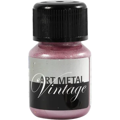 Produktbild von Schjerning Metallicfarbe Perlmuttrosa 30ml kreatives Malen
