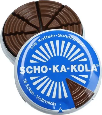 Produktbild von Scho-Ka-Kola Vollmilch Schokolade 100 g Dose / Energie-Schokolade / SchoKaKola