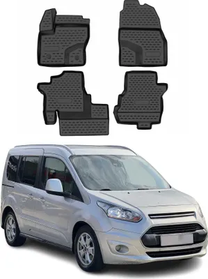 Productafbeelding van 2014-2021 Ford Tourneo Connect V408, rubberen vloermatten, voetmatten, TPE, 4 stuks