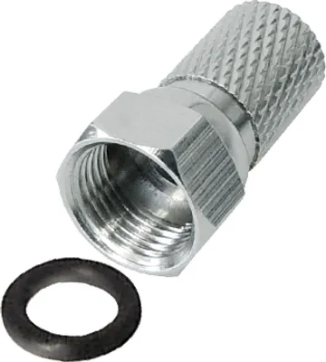Immagine prodotto di Connettore Transmedia Twist-On F; lunghezza connettore 20 mm,  nichelato, con O-ring, FFL 0 iD