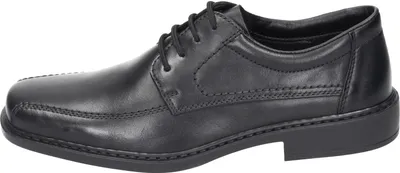 Produktbild von Rieker Herren Echtleder Halbschuh Schnürer schwarz, Herren:45 EU