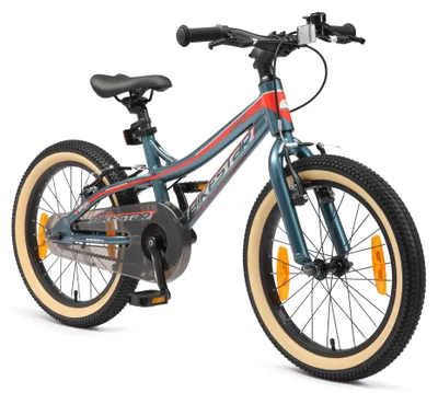 Produktbild von BIKESTAR Kinder Fahrrad MTB ab 5 Jahre | 18 Zoll Alu Mountainbike Kinderrad | Grün