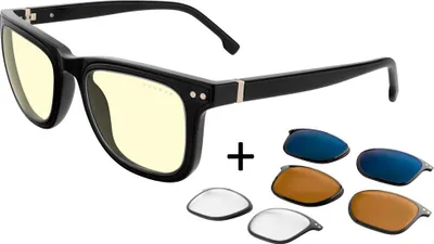 Image de Lunettes de bureau/jeu GUNNAR CUPERTINO ONYX * lunettes ambre/clair/soleil/ambre MAX * BLF65/BLF35/BLF90/BLF98
