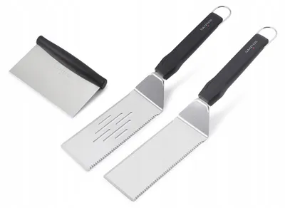 Produktbild von SANTOS Plancha 3-teiliges Grillbesteck-Set Edelstahl
