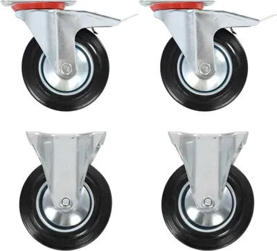 Produktbild von "2026 Promotion" 12 Stk. - Hohe Qualität - Rollen 160 mm - Transportroller CC2747