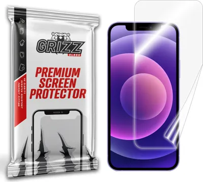 Immagine prodotto di Protezione dello schermo GrizzGlass CeramicFilm per Apple iPhone 12 - Trasparente