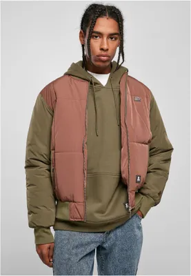 Produktbild von Starter - Herren Quilted Bomberjacke BARK/DARKOLIVE S