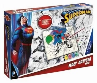 Produktbild von Alexander Mały Artysta Mini Superman Malset für Kinder