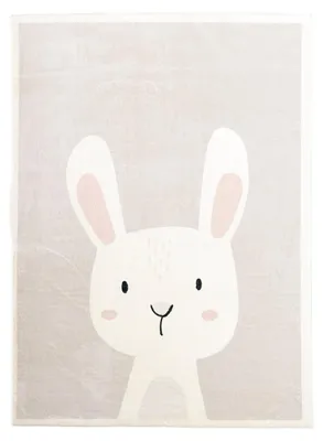 Zdjęcie produktu dla Dywan dziecięcy nadajacy się do prania - Simba Bunny Biały