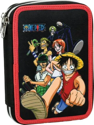 Immagine prodotto di Astuccio per matite a 2 piani riempito di flotta One Piece
