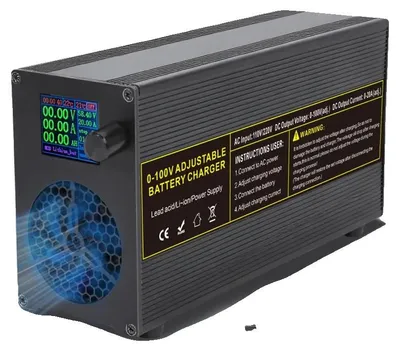 Produktbild von Batterieladegerät, einstellbare Lade Modi, hohe Leistungsausgabe, DC100V20A-HS