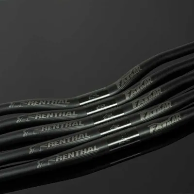 Image de Renthal V3 Fatbar Lite Riser guidon, 31.8mm, noir 760x40mm, 7°/5°,