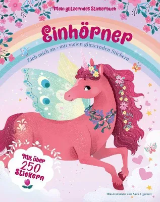 Produktbild von Mein glitzerndes Stickerbuch. Einhörner