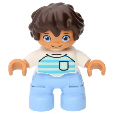Obrázek produktu pro LEGO Duplo: Chlapec s modrými kalhotami a bílým topem