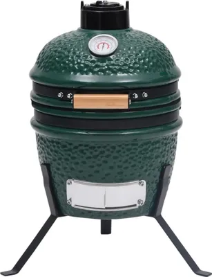 Immagine prodotto di Barbecue Affumicatore 2 in 1 Kamado in Vetroceramica 56 cm Verde