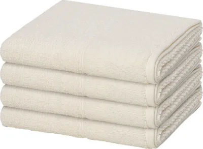 Produktbild von Möve for frottana Pearl 4 X Handtuch im Set Moderner Mix aus Walk- und Zwirnfrottier, Hohe Flauschigkeit und sanfter Massageeffekt, Saugfähig und schnell trocknend