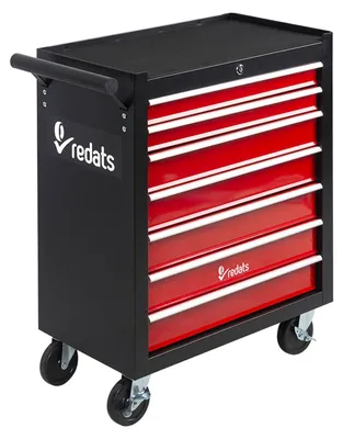 Immagine prodotto di Carrello-armadietto metallico portautensili porta attrezzi multifunzione con 7 cassetti e ruote mobile ,organizzatore per officina garage Redats