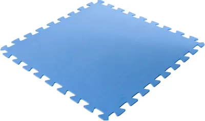 Produktbild von Bodenschutzmatten, blau, 500x500x4mm (8 Stück im Set = 2qm)