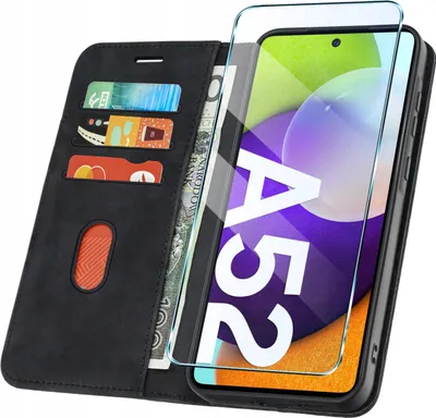 Obrázok produktu pre FLIP CASE pre Samsung A52 | A52s 5G Uzamykateľné magnetické puzdro + sklo