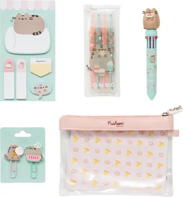 Zdjęcie produktu dla Pusheen - Zestaw artykułów piśmiennych z kolekcji Foodie (13 elementów)