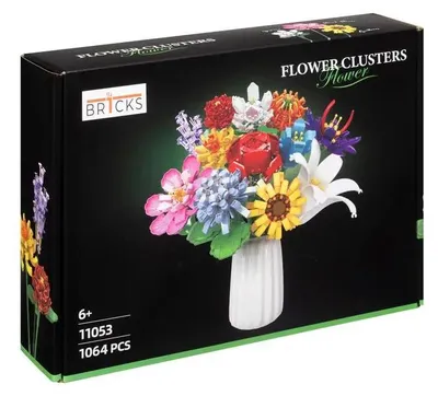 Produktbild von Br1cks Building Block Sets Blumen Bouquet
