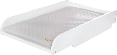 Produktbild von Wickelaufsatz Roba Style, Weiß/Grau, für Babybetten 60x120 cm und 70x140 cm, 46 x 82 cm, Max. 11 kg