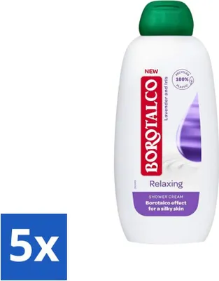 Produktbild von Borotalco - Duschgel - Entspannend - Lavendel & Iris - 250 ml - Vorteilspack - 5 Stücke