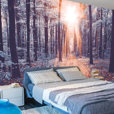 Produktbild von Basera Selbstklebende Fototapete Waldmotiv c-B-0076-a-c, mit UV-Schutz, 294x210 cm