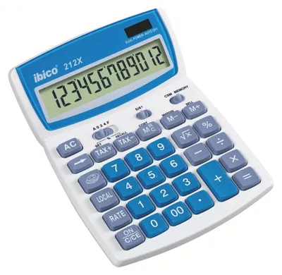 Produktbild von Ibico Calculator 212X, Desktop, Standard, 200g, 140 x 184 x 15,5 mm