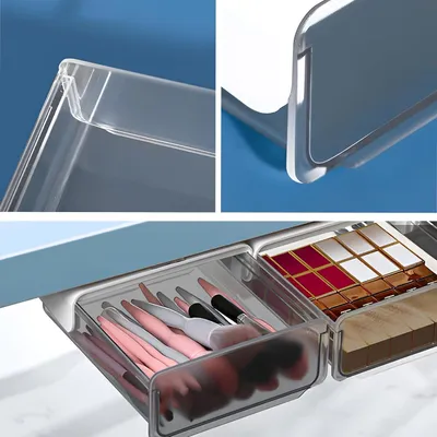 Produktbild von Untertischschubladen - Organisation - Set von 2 - ABS-Kunststoff - 20 x 17 x 6,5 cm