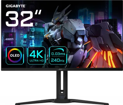 Produktbild von Gigabyte MONITOR 31,5"" AORUS FO32U2 EK1 | Gigabyte