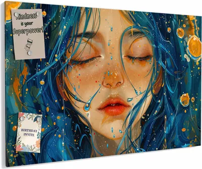 Produktbild von Magnettafel 60x40cm magnetisch & beschreibbar Metall-Board - Traumhafte Illusion