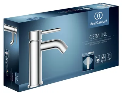 Produktbild von Ideal Standard Waschtischarmatur Ceraline Ausladung 100mm BC193AA Chrom
