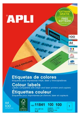Produktbild von APLI 11841, Grün, 21 cm, 29.7 cm