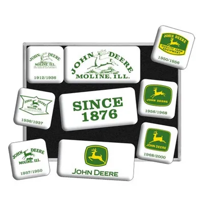 Zdjęcie produktu dla Nostalgic-Art - 9 szt. Zestaw magnetyczny - John Deere Since 1876