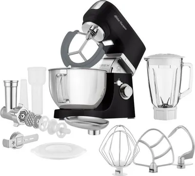 Image de Robot Multi-Usages SENCOR STM 6359BK, 1000 W, Bol Inox 4.5L, 8 Vitesses, Noir, Avec Hachoir et Blender