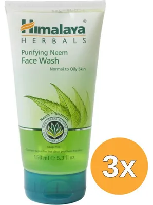 Produktbild von 3x Himalaya Herbals purifying neem facewas (150 ml)