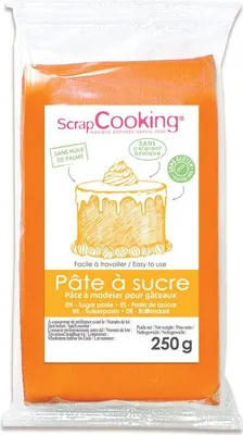 Zdjęcie produktu dla Fondant - Pomarańczowy z aromatem waniliowym