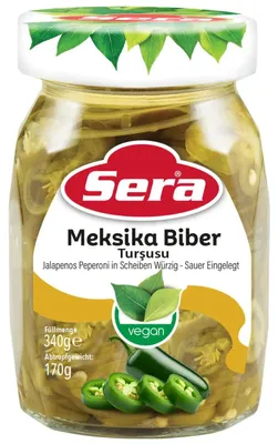 Produktbild von Jalapeno Peperoni in Scheiben – Pikante Schärfe für Ihre Gerichte 340g