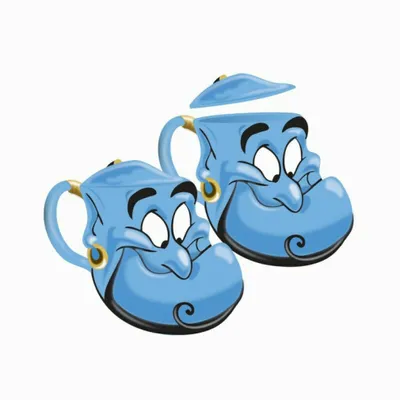 Produktbild von 3D-Becher mit Geniekopf-Deckel