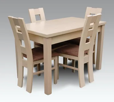 Produktbild von Essgarnituren Designer Esszimmer Set Garnitur Stuhl Tisch 4 Stühle Gruppe 5tlg.