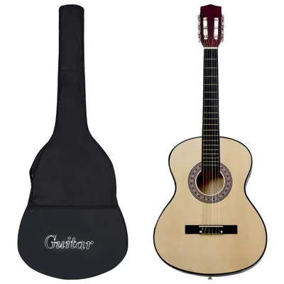 Produktbild von The Living Store Klassikgitarre für Anfänger mit Tasche 3/4 36"