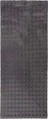 Image de vidaXL Tapis SIROLO Anthracite 200 x 80 cm Polyester