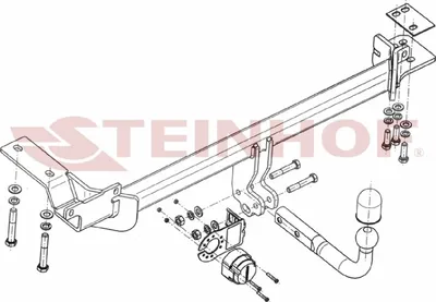 Produktbild von Z546941 Anhängerkupplung passend für LAND ROVER Range Rover Evoque 09/2011-2019 starr