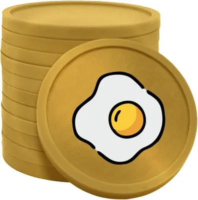 Obrázok produktu pre CombiCraft raňajkové žetóny zlaté - Ø29mm - 100 kusov