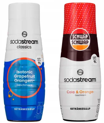 Produktbild von Sodastream Sirup Set Isotonisch Grapefruit Cola Orange je 440ml Getränk